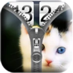 Logo of Cat Zipper Screen Lock android Application 